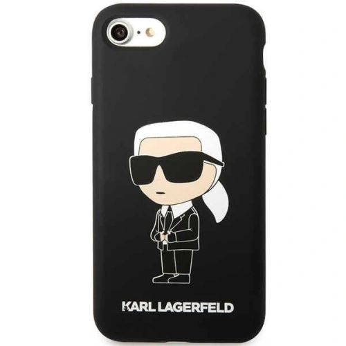 Kup Etui Karl Lagerfeld KLHCI8SNIKBCK Apple iPhone SE 2022/SE 2020/8/7 hardcase czarny/black Silicone Ikonik - KLD1451 - {ean13} - Sklep Home Screen