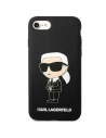 Kup Etui Karl Lagerfeld KLHCI8SNIKBCK Apple iPhone SE 2022/SE 2020/8/7 hardcase czarny/black Silicone Ikonik - KLD1451 - {ean13} - Sklep Home Screen