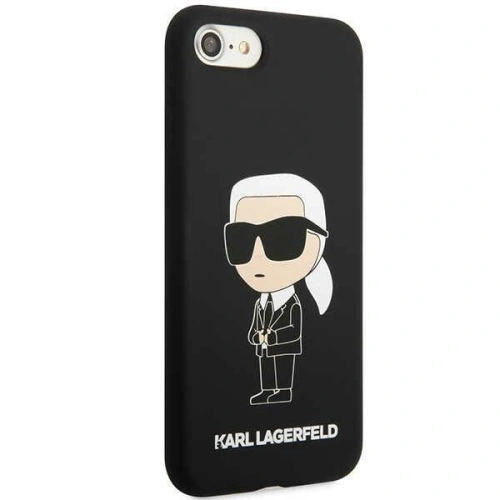 Kup Etui Karl Lagerfeld KLHCI8SNIKBCK Apple iPhone SE 2022/SE 2020/8/7 hardcase czarny/black Silicone Ikonik - KLD1451 - {ean13} - Sklep Home Screen