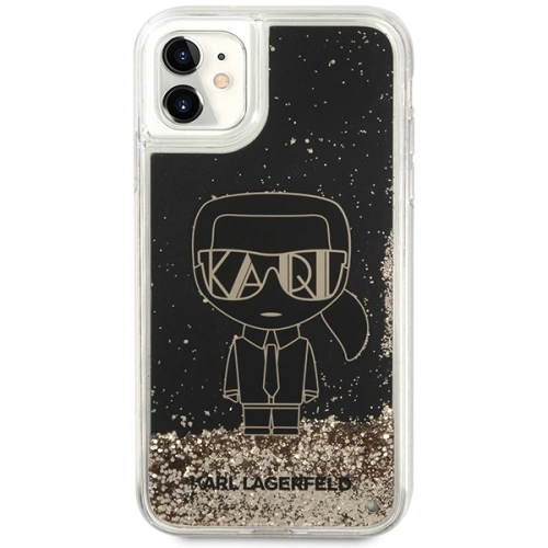 Kup Case Karl Lagerfeld KLHCN61LGGKBK Apple iPhone 11/XR schwarz/hardcase Liquid Glitter Gatsby - KLD1452 - {ean13} - Sklep Home Screen