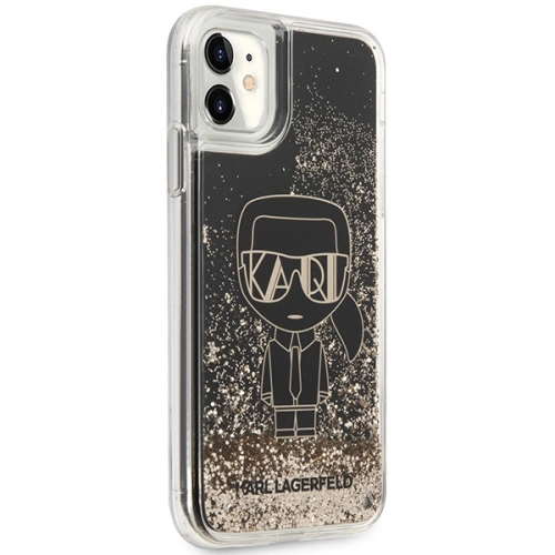 Kup Case Karl Lagerfeld KLHCN61LGGKBK Apple iPhone 11/XR schwarz/hardcase Liquid Glitter Gatsby - KLD1452 - {ean13} - Sklep Home Screen
