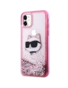 Kup Case Karl Lagerfeld KLHCN61LNCHCP Apple iPhone 11/XR rosa/pink Hardcase Glitter Choupette Head - KLD1453 - {ean13} - Sklep Home Screen