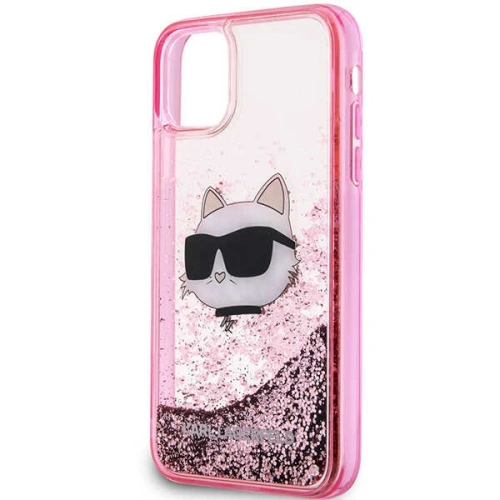 Buy Karl Lagerfeld KLHCN61LNCHCP Apple iPhone 11/XR pink hardcase Glitter Choupette Head - KLD1453 - {ean13} - Home Screen Store Europe
