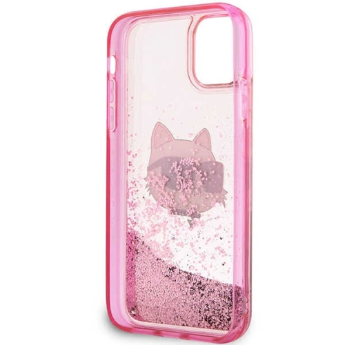 Buy Karl Lagerfeld KLHCN61LNCHCP Apple iPhone 11/XR pink hardcase Glitter Choupette Head - KLD1453 - {ean13} - Home Screen Store Europe