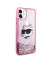 Kup Case Karl Lagerfeld KLHCN61LNCHCP Apple iPhone 11/XR rosa/pink Hardcase Glitter Choupette Head - KLD1453 - {ean13} - Sklep Home Screen