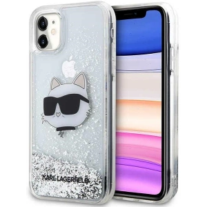 Kup Etui Karl Lagerfeld KLHCN61LNCHCS Apple iPhone 11/XR srebrny/silver hardcase Glitter Choupette Head - KLD1454 - {ean13} - Sklep Home Screen
