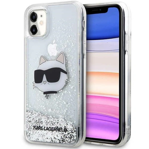 Kup Case Karl Lagerfeld KLHCN61LNCHCS Apple iPhone 11/XR silber/hardcase Glitter Choupette Head - KLD1454 - {ean13} - Sklep Home Screen