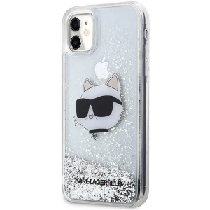 Kup Case Karl Lagerfeld KLHCN61LNCHCS Apple iPhone 11/XR silber/hardcase Glitter Choupette Head - KLD1454 - {ean13} - Sklep Home Screen