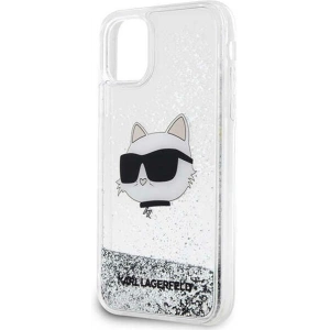 Kup Case Karl Lagerfeld KLHCN61LNCHCS Apple iPhone 11/XR silber/hardcase Glitter Choupette Head - KLD1454 - {ean13} - Sklep Home Screen