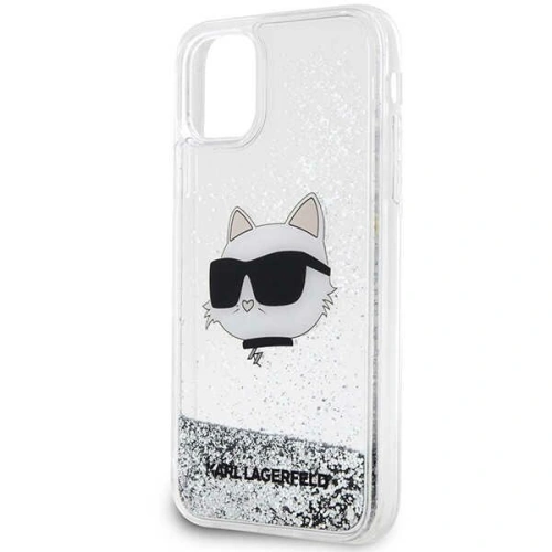 Kup Case Karl Lagerfeld KLHCN61LNCHCS Apple iPhone 11/XR silber/hardcase Glitter Choupette Head - KLD1454 - {ean13} - Sklep Home Screen
