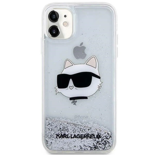 Kup Case Karl Lagerfeld KLHCN61LNCHCS Apple iPhone 11/XR silber/hardcase Glitter Choupette Head - KLD1454 - {ean13} - Sklep Home Screen