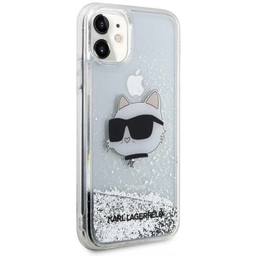 Kup Case Karl Lagerfeld KLHCN61LNCHCS Apple iPhone 11/XR silber/hardcase Glitter Choupette Head - KLD1454 - {ean13} - Sklep Home Screen