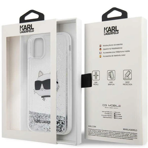 Kup Case Karl Lagerfeld KLHCN61LNCHCS Apple iPhone 11/XR silber/hardcase Glitter Choupette Head - KLD1454 - {ean13} - Sklep Home Screen
