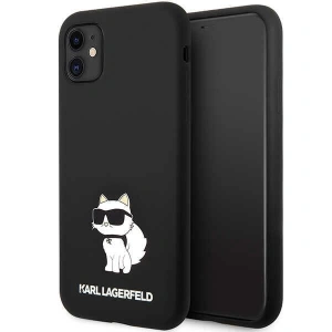 Kup Etui Karl Lagerfeld KLHCN61SNCHBCK Apple iPhone 11/XR hardcase czarny/black Silicone Choupette - KLD1455 - {ean13} - Sklep Home Screen
