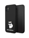 Case Karl Lagerfeld KLHCN61SNCHBCK Apple iPhone 11/XR Hardcase schwarz/schwarz Silikon Choupette