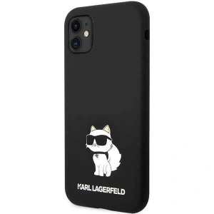 Karl Lagerfeld KLHCN61SNCHBCK Apple iPhone 11/XR hardcase black Silicone Choupette