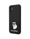Buy Karl Lagerfeld KLHCN61SNCHBCK Apple iPhone 11/XR hardcase black Silicone Choupette - KLD1455 - {ean13} - Home Screen Store Europe