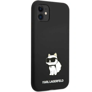 Kup Etui Karl Lagerfeld KLHCN61SNCHBCK Apple iPhone 11/XR hardcase czarny/black Silicone Choupette - KLD1455 - {ean13} - Sklep Home Screen
