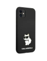 Buy Karl Lagerfeld KLHCN61SNCHBCK Apple iPhone 11/XR hardcase black Silicone Choupette - KLD1455 - {ean13} - Home Screen Store Europe
