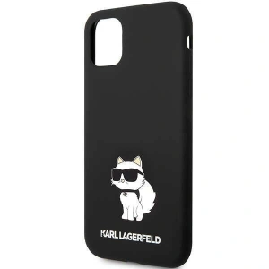 Kup Etui Karl Lagerfeld KLHCN61SNCHBCK Apple iPhone 11/XR hardcase czarny/black Silicone Choupette - KLD1455 - {ean13} - Sklep Home Screen
