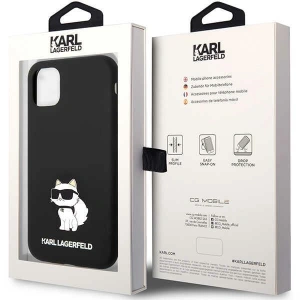 Kup Etui Karl Lagerfeld KLHCN61SNCHBCK Apple iPhone 11/XR hardcase czarny/black Silicone Choupette - KLD1455 - {ean13} - Sklep Home Screen
