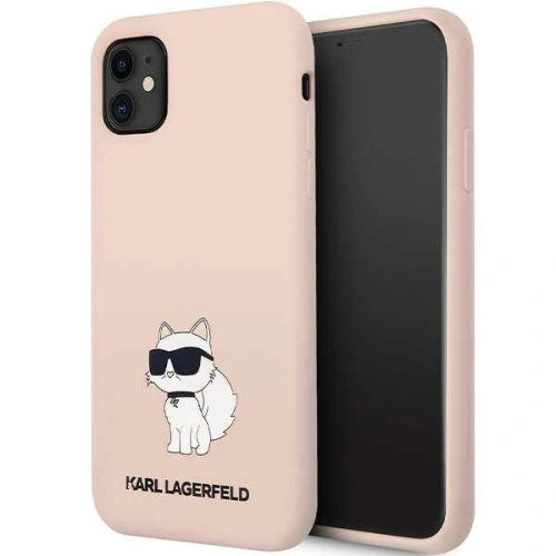 Kup Case Karl Lagerfeld KLHCN61SNCHBCP Apple iPhone 11/XR Hardcase rosa/pink Silikon Choupette - KLD1456 - {ean13} - Sklep Home Screen