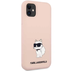 Kup Etui Karl Lagerfeld KLHCN61SNCHBCP Apple iPhone 11/XR hardcase różowy/pink Silicone Choupette - KLD1456 - {ean13} - Sklep Home Screen