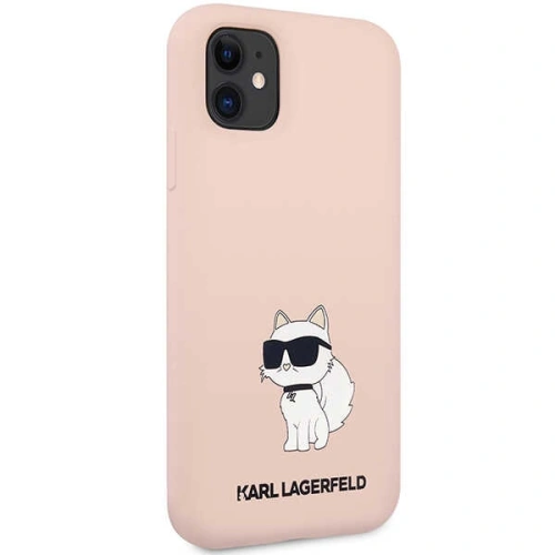 Kup Case Karl Lagerfeld KLHCN61SNCHBCP Apple iPhone 11/XR Hardcase rosa/pink Silikon Choupette - KLD1456 - {ean13} - Sklep Home Screen