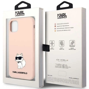 Kup Etui Karl Lagerfeld KLHCN61SNCHBCP Apple iPhone 11/XR hardcase różowy/pink Silicone Choupette - KLD1456 - {ean13} - Sklep Home Screen