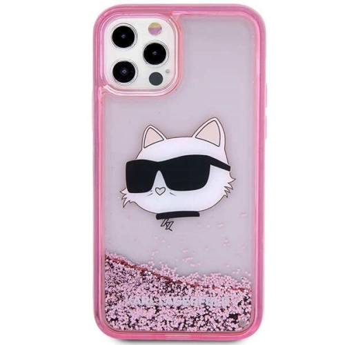 Kup Etui Karl Lagerfeld KLHCP12MLNCHCP Apple iPhone 12/12 Pro różowy/pink hardcase Glitter Choupette Head - KLD1457 - {ean13} - Sklep Home Screen