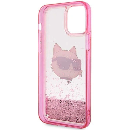 Kup Etui Karl Lagerfeld KLHCP12MLNCHCP Apple iPhone 12/12 Pro różowy/pink hardcase Glitter Choupette Head - KLD1457 - {ean13} - Sklep Home Screen