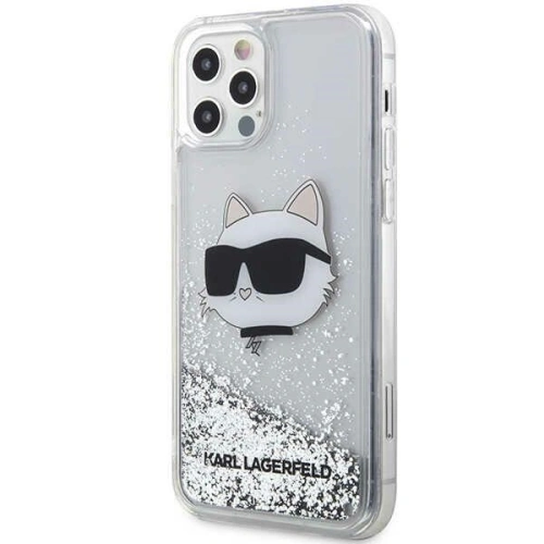 Kup Etui Karl Lagerfeld KLHCP12MLNCHCS Apple iPhone 12/12 Pro srebrny/silver hardcase Glitter Choupette Head - KLD1458 - {ean13} - Sklep Home Screen