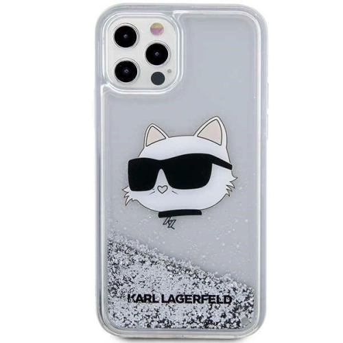 Buy Karl Lagerfeld KLHCP12MLNCHCS Apple iPhone 12/12 Pro silver hardcase Glitter Choupette Head - KLD1458 - {ean13} - Home Screen Store Europe