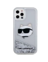 Buy Karl Lagerfeld KLHCP12MLNCHCS Apple iPhone 12/12 Pro silver hardcase Glitter Choupette Head - KLD1458 - {ean13} - Home Screen Store Europe