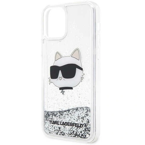 Buy Karl Lagerfeld KLHCP12MLNCHCS Apple iPhone 12/12 Pro silver hardcase Glitter Choupette Head - KLD1458 - {ean13} - Home Screen Store Europe