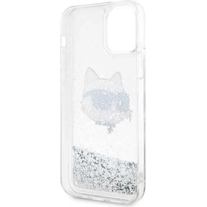 Kup Etui Karl Lagerfeld KLHCP12MLNCHCS Apple iPhone 12/12 Pro srebrny/silver hardcase Glitter Choupette Head - KLD1458 - {ean13} - Sklep Home Screen