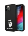 Karl Lagerfeld KLHCP12MSNCHBCK Apple iPhone 12/12 Pro hardcase black Silicone Choupette