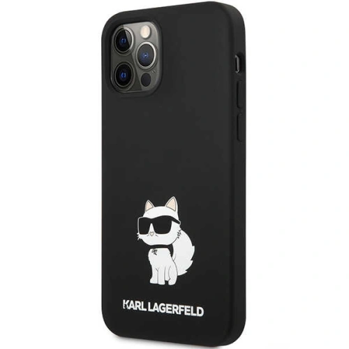 Buy Karl Lagerfeld KLHCP12MSNCHBCK Apple iPhone 12/12 Pro hardcase black Silicone Choupette - KLD1459 - {ean13} - Home Screen Store Europe