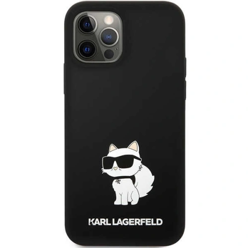 Kup Etui Karl Lagerfeld KLHCP12MSNCHBCK Apple iPhone 12/12 Pro hardcase černý/black Silicone Choupette - KLD1459 - {ean13} - Sklep Home Screen