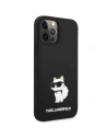 Buy Karl Lagerfeld KLHCP12MSNCHBCK Apple iPhone 12/12 Pro hardcase black Silicone Choupette - KLD1459 - {ean13} - Home Screen Store Europe