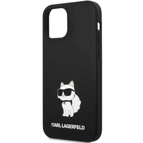 Buy Karl Lagerfeld KLHCP12MSNCHBCK Apple iPhone 12/12 Pro hardcase black Silicone Choupette - KLD1459 - {ean13} - Home Screen Store Europe