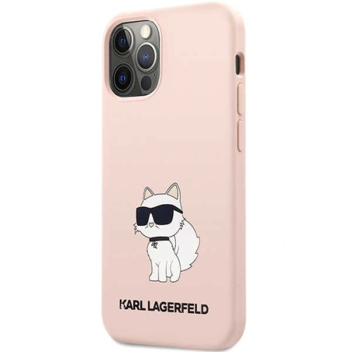 Buy Karl Lagerfeld KLHCP12MSNCHBCP Apple iPhone 12/12 Pro hardcase pink Silicone Choupette - KLD1460 - {ean13} - Home Screen Store Europe