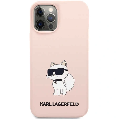 Kup Etui Karl Lagerfeld KLHCP12MSNCHBCP Apple iPhone 12/12 Pro hardcase różowy/pink Silicone Choupette - KLD1460 - {ean13} - Sklep Home Screen