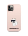 Buy Karl Lagerfeld KLHCP12MSNCHBCP Apple iPhone 12/12 Pro hardcase pink Silicone Choupette - KLD1460 - {ean13} - Home Screen Store Europe