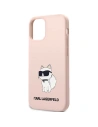 Buy Karl Lagerfeld KLHCP12MSNCHBCP Apple iPhone 12/12 Pro hardcase pink Silicone Choupette - KLD1460 - {ean13} - Home Screen Store Europe