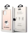 Buy Karl Lagerfeld KLHCP12MSNCHBCP Apple iPhone 12/12 Pro hardcase pink Silicone Choupette - KLD1460 - {ean13} - Home Screen Store Europe