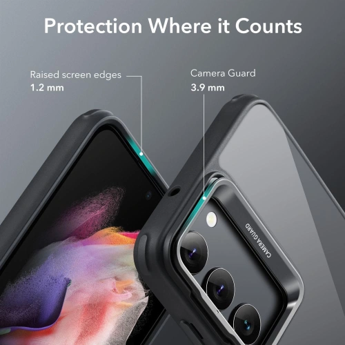 Kup Carcasă ESR Classic Kickstand Samsung Galaxy S23+ Plus Transparent/negru - ESR656 - {ean13} - Sklep Home Screen