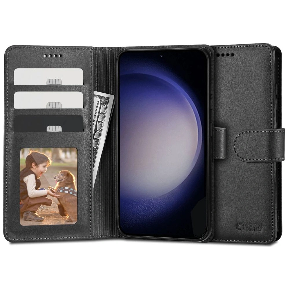 Etui Tech-Protect Wallet Samsung Galaxy S23+ Plus Black