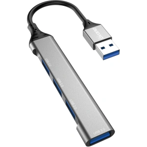 Kup Dudao HUB 4în1 USB-A/4x USB-A(3 x USB 2.0/USB 3.0) 6,3cm negru (A16B) - DDA252 - {ean13} - Sklep Home Screen