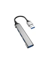 Dudao HUB 4în1 USB-A/4x USB-A(3 x USB 2.0/USB 3.0) 6,3cm negru (A16B)